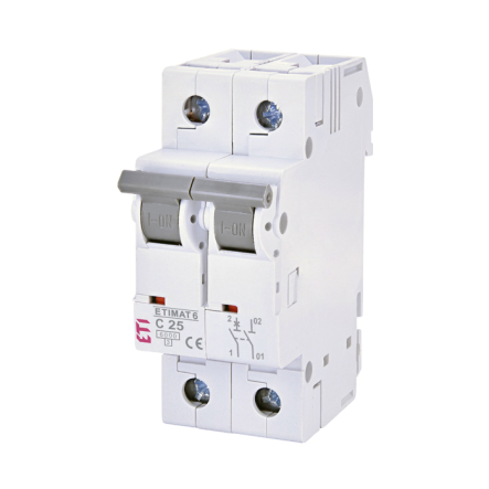 Автоматичний вимикач ETI 6 1P+N з 25А (6 kA) 2142518 - 1