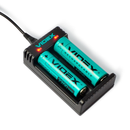Зарядное устройство Videx VCH-L201, Micro USB DC 5V/1A, 5V/2A, универсальное