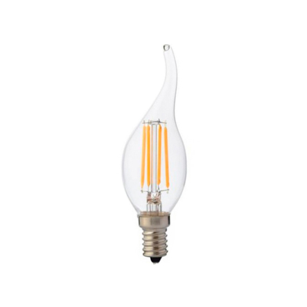 Лампа светодиодная Horoz Electric Filament FLAME-4, 4 Вт, 2700K, E14, 220 В, CF37, 001-014-0004-010 - 1