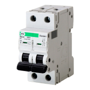 Автоматичний вимикач Promfactor АВ2000/2, 2P, C 1 A, AC 230/400 В, 6 kA, Standart, FB2C2001