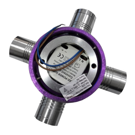 Бра INDIGO 4*LED хром синій, 31801-04