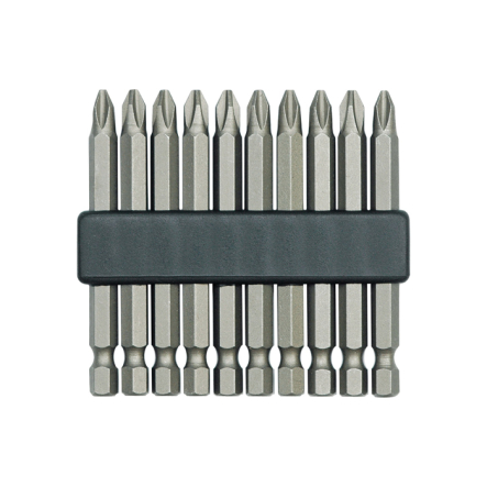 Набор бит крестовых РН2х25мм CrV,10шт VOREL - 1
