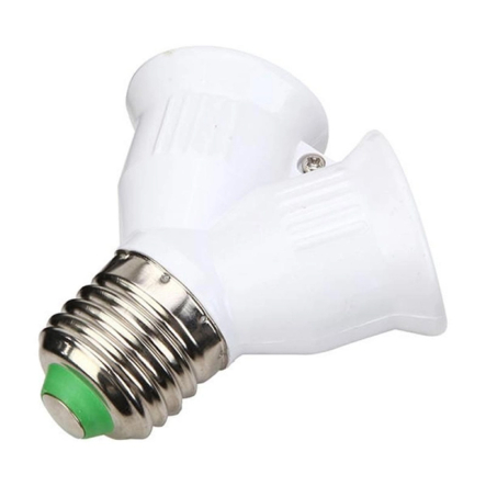 Патрон - переходник LEMANSO с E27 в E27+E27 (2*150W max.) / LM122 - 1