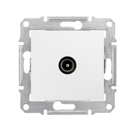 Розетка TV оконечная 1db Schneider Electric Sedna, белая, SDN3201621 - 1