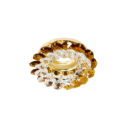 Світильник точковий Feron CD4147, MR11, GU5.3, 35W, коричневий/золото