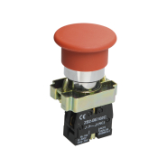 Кнопка керування IEK LAY5-BС42, 1NC, &quot;Грибок&quot;, без підсвічування, червона, BBG71-BC-K04