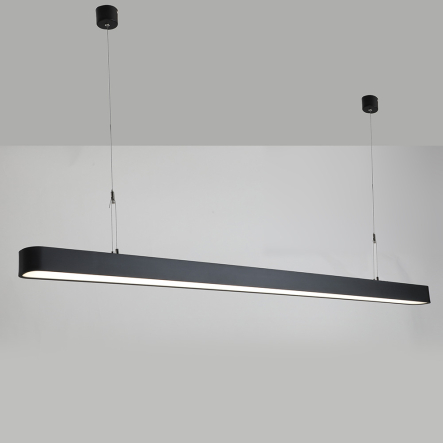 Светильник линейный LAGUNA Lighting 1500*80мм, 44W LED Edison, 4000K, черный матовый