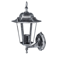 Светильник садово-парковый DELUX, Palace A001, 60W, E27, черное серебро