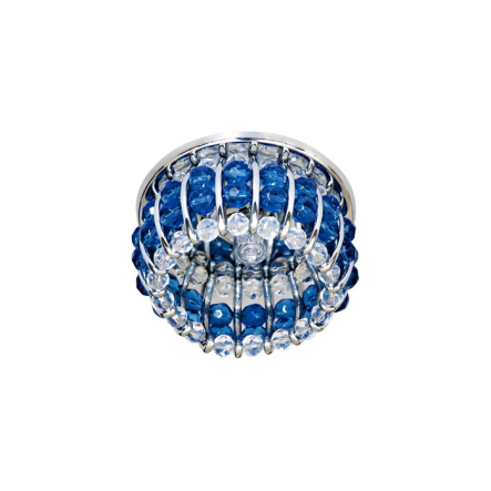 Светильник точечный Feron СD2119A, MR16, GU5.3, 50W, прозрачный/синий/хром - 1