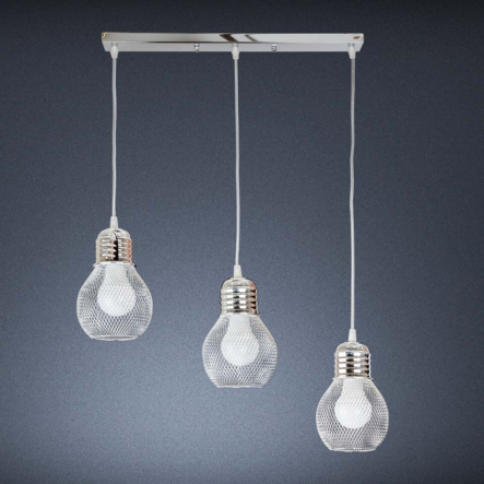 Люстра підвіс LEVISTELLA 907006F-3 CR (500) - 1