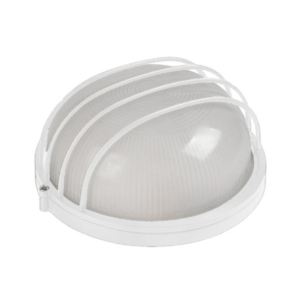 Светильник IEK НПП 1106, 100W, белый/круг, металл, с решеткой, IP54, LNPP0-1106-1-100-K01 - 1