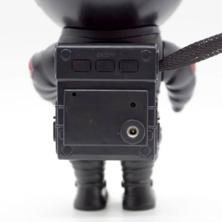Ночник проектор звёздного неба с USB и пультом ДУ,  Астронавт, чёрный