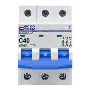 Автоматичний вимикач АСКО-УКРЕМ ВА-2017 3р, 40А С, A0010170025