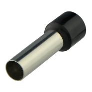 Накінечник трубчастий АСКО-УКРЕМ A0060010035, НТ 25,0-22 чорний (100 шт.)