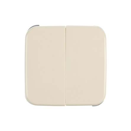 Клавиша двойная слоновая кость - 1