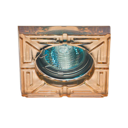 Світильник точковий Feron 8070-2, MR16, GU5.3, 50W, бурштиновий/хром - 1