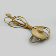 Шнур для торшера із вимикачем SKARLAT золото