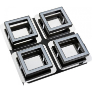 Светильник потолочный HOROZ Electric LIKYA-4, 4*5W, 4000К, 4*150Lm, хром, 036-007-0004-010