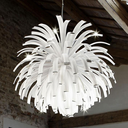 Підвісний світильник Italamp 9х20W G4,E14 chrome, white Swarovski Element - 1