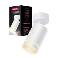 Светильник поворотный без лампы MAXUS MAX-SD-GU10 WH