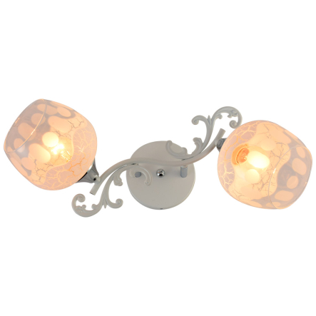 Люстра VALESO V XA1308/2 White Chrome на 2 плафона