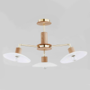 Люстра ALFA 24713 ZOA, 3хЕ27х60 Вт, D 62 см, H 38 см