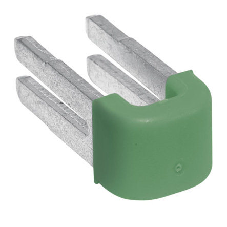 Вставна перемичка для з'єднання блоків PE-клем, HAGER KN99E, комплект - 10 шт - 1