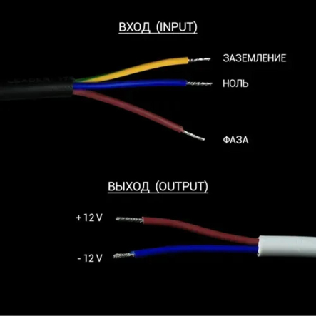 Блок питания BIOM Professional WBP-80-12, DC12, 80W, 6,6А, герметичный