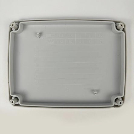 Коробка распределительная СКІМ B1102014, 163х123х68 (КH160), без отв. IP67, серая