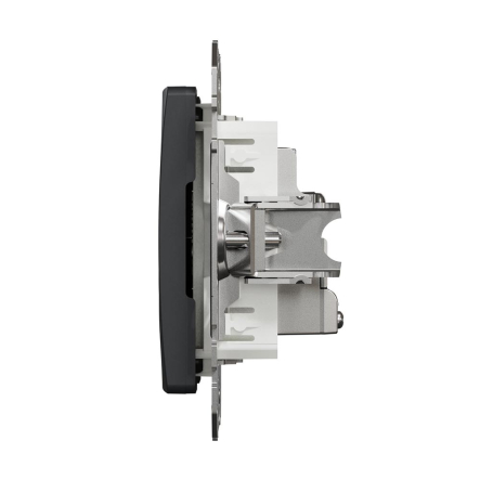 Розетка TV конечная 4дБ Schneider Electric Sedna Design, черный, SDD114471