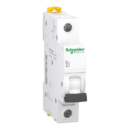 Автоматичний вимикач Schneider Electric IK60, 1P, 63А, С, А9К24163 - 1
