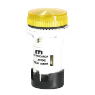 Лампа сигнальная LED матовая ETIMAT TT04U1 24V AC/DC, 54мм, желтая, 4770745