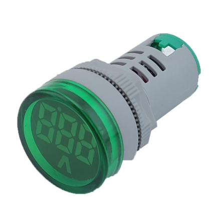 Вольтметр TNSy AD22V 60-500В АC зеленый, TNSy5503353