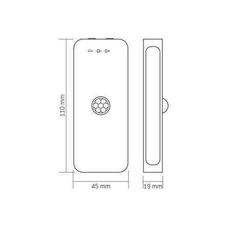 Светильник LED аккумуляторный с датчиком движения VIDEX VL-NL053W-S