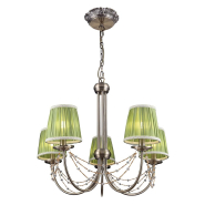 Люстра ALTALUSSE INL-1144P-05 Antique brass, E14, 5x40 Вт