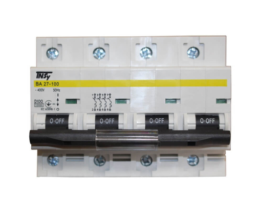 Автоматический выключатель TNSY ВА27-100, 4P, D 100 A, 10 kA, 5504919