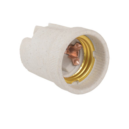 Патрон підвісний керамічний Е27, IEK, EPC10-04-02-K01 - 1