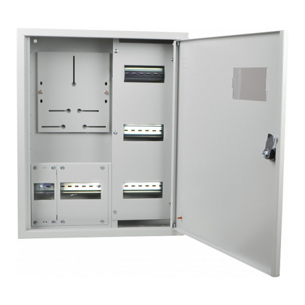 Щит учёта металлический АСКО-Укрем, 540x435x145, IP31, навесной, серия UBox, A0260030006