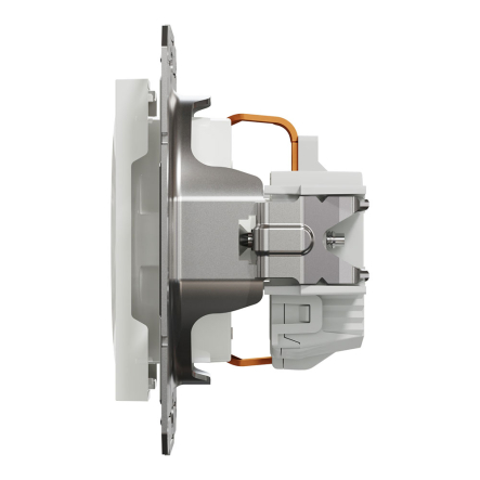 Розетка 1я с з/к, без рамки, Schneider Electric ASFORA, белая, EPH2970121