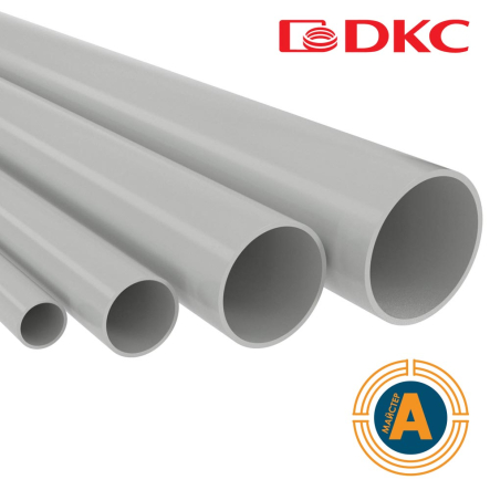 Труба электротехническая жесткая гладкая ПВХ d40/35,9, ДКС, 63940 - 1