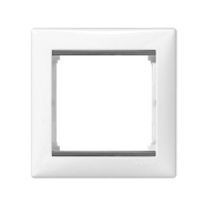 Рамка одинарная LEGRAND Valena, 774291, белый/хром