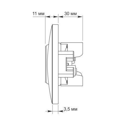 Розетка VIDEX BINERA двойная, белая, VF-BNSK2-W - 6