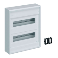 Щит накладний пластиковий Hager VOLTA VA24T, 24(28) модулів, IP30, без дверцят VA24CN