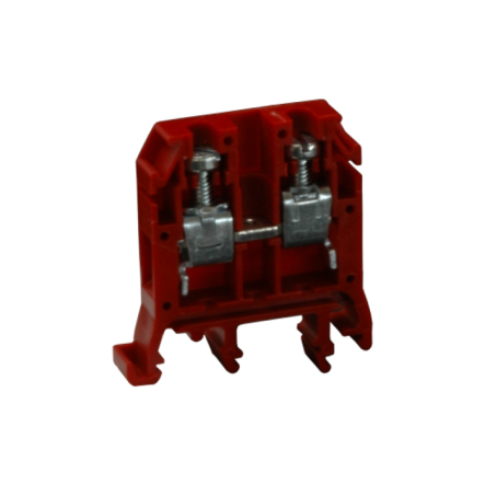 Клемна колодка однорядна SEZ RS 6/6 червона - 1