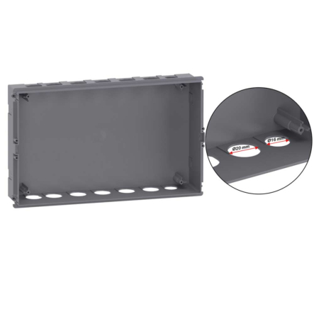 Щит пластиковый Schneider Electric Easy9 EU, навесной, белые двери 1ряд /8м, EZ9EUD108