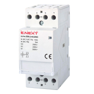 Контактор модульный ENEXT e.mc.220.2.40.2NO, 2р, 40А, 2NO, 220В, p005003
