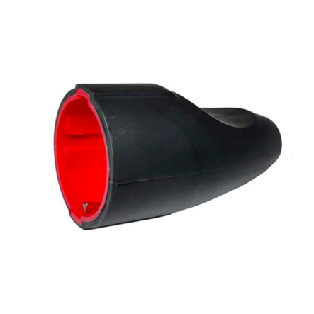 Гніздо посилене NEOMAX NX1108, 2P+PE, 220В, 16А, IP20, пластик, чорне - 1