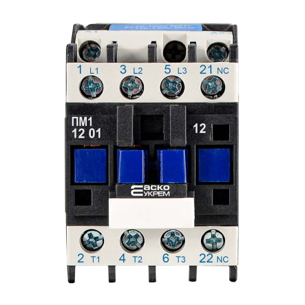 Магнитный пускатель АСКО-УКРЕМ ПМ 1-12-01 F7 110B (LC1-D1201), A0040010059