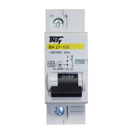 Автоматический выключатель TNSY ВА27-100, 1P, C 100 A, 10 kA, 5504835 - 1
