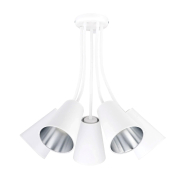 Люстра TK-lighting WIRE SILVER 3242, 5хЕ27х60 Вт, D 70 см, H 70 см